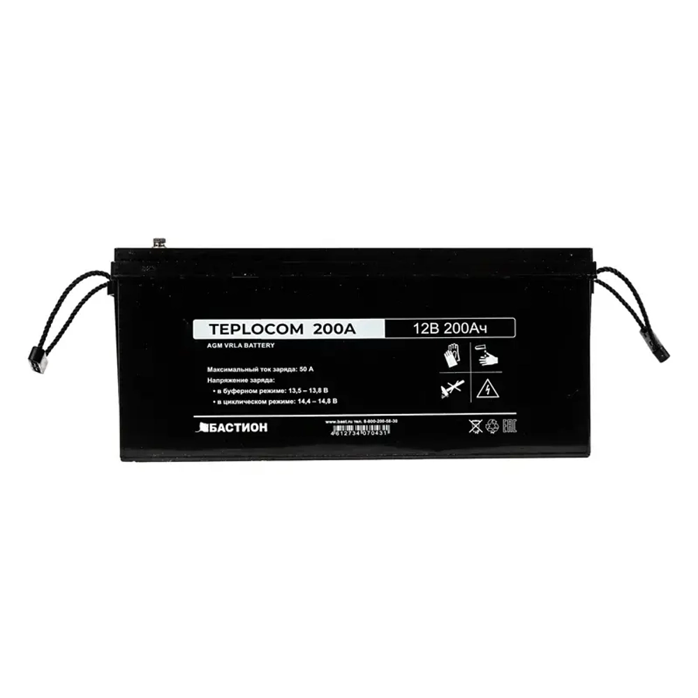TEPLOCOM 200Ач аккумулятор герметичный свинцово-кислотный 443