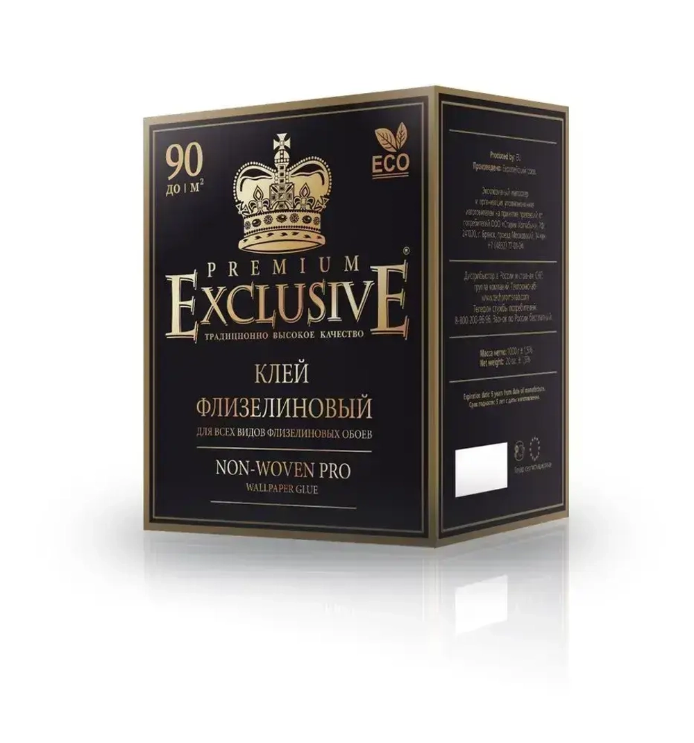 Клей для обоев "Exclusive" флизелиновый PRO, 500 гр