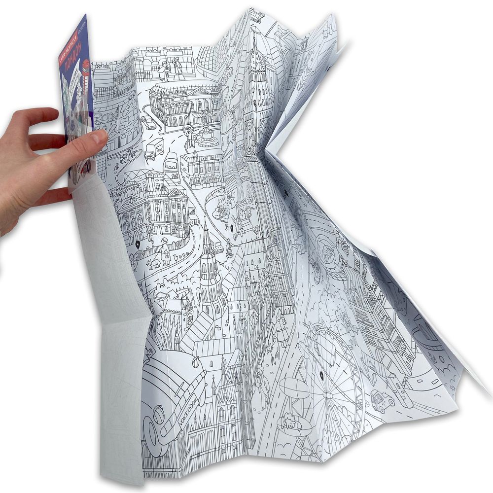 Карта-раскраска «Лондон»