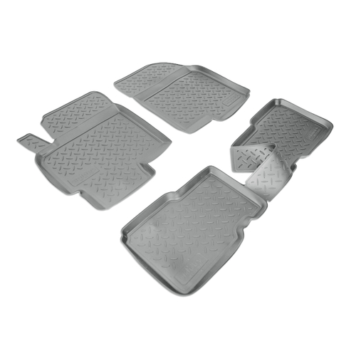 Ковры в салон Norplast/Unidec для Chery CrossEastar (2006-)Полиуретан,Серый, арт.NPL-Po-11-04-G