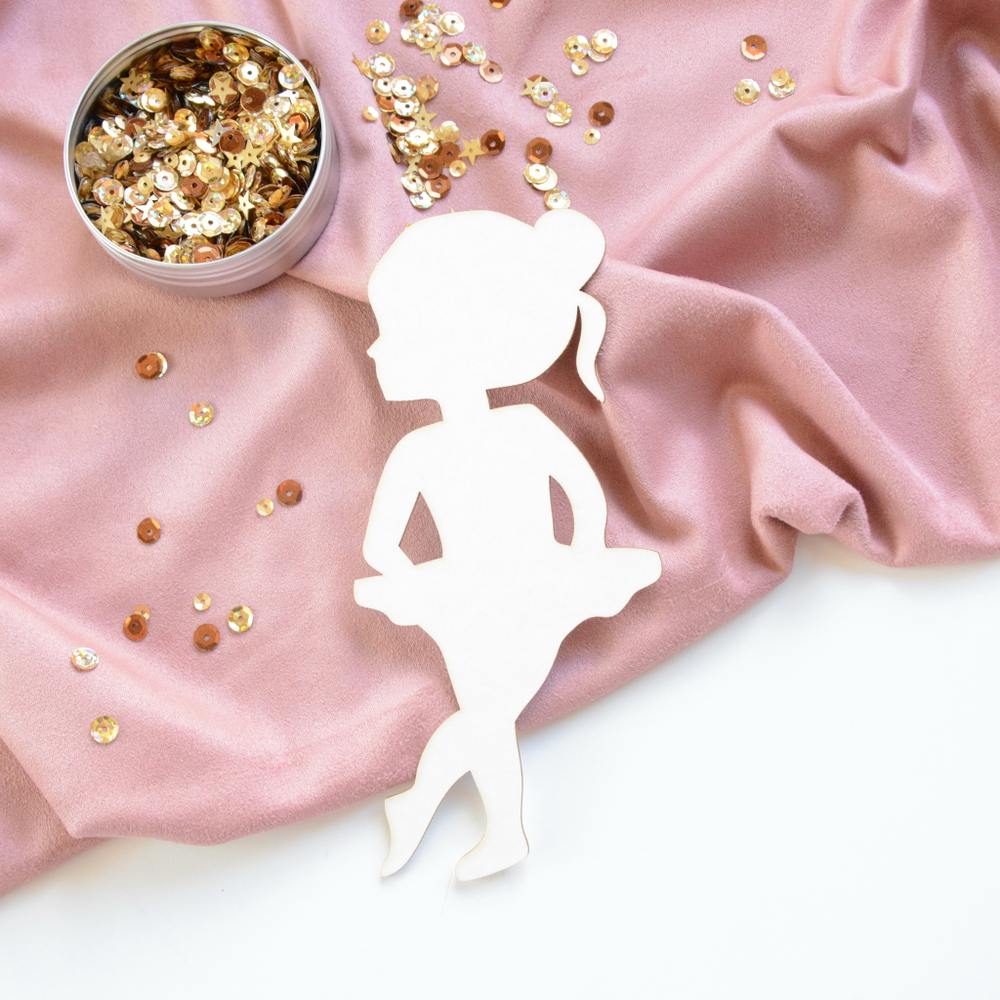 Заготовка для тиснения "Балерина"