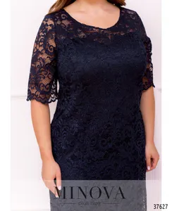 Платье 18-025-темно-синий Minova