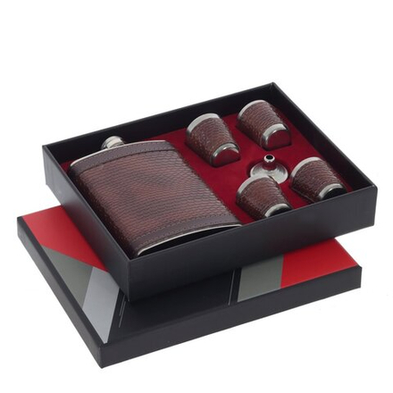 817088 Набор из 6 пр. фляжка 270мл, 22*17,5*4см