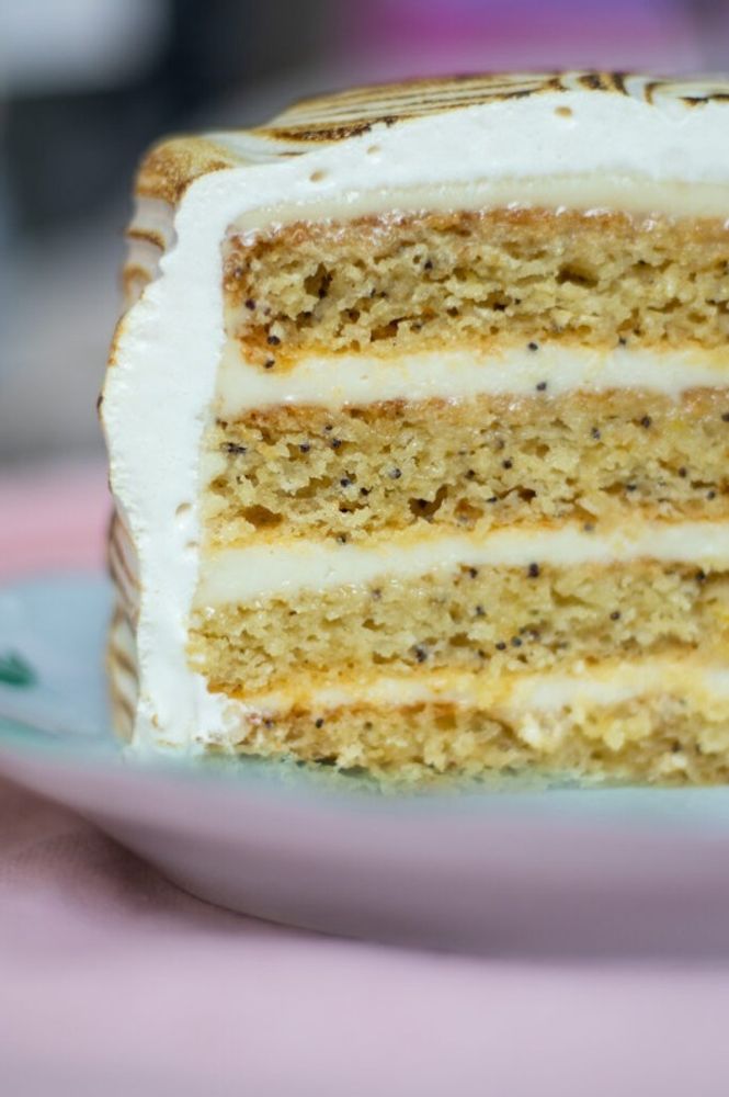 ЛИМОННЫЙ ТОРТ С МАКОМ