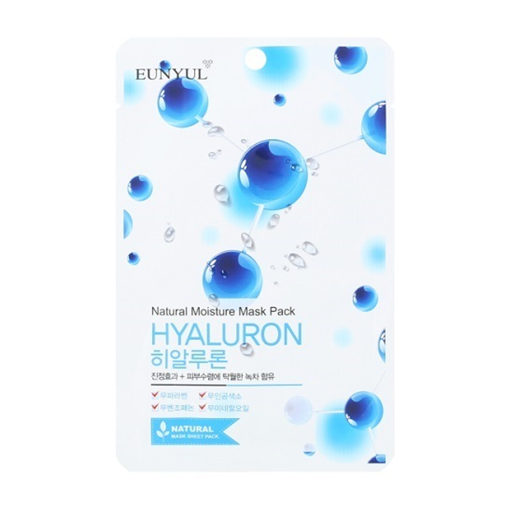 Маска с гиалуроновой кислотой Eunyul Natural Mosture Mask Pack Hyaluron
