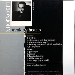 Elton John / Breaking Hearts (LP)