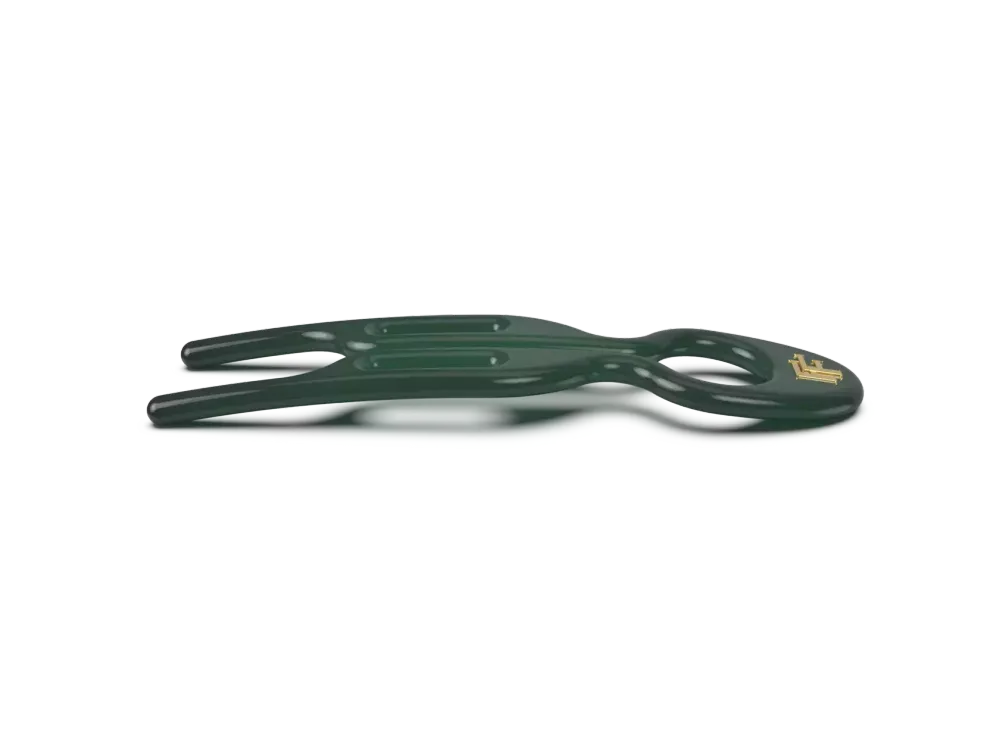 NO 1 HAIRPIN | GREEN - 3X HAIRPINS/BOX / Шпильки No1 Hairpin Изумрудный Цвет (набор из 3 шпилек)