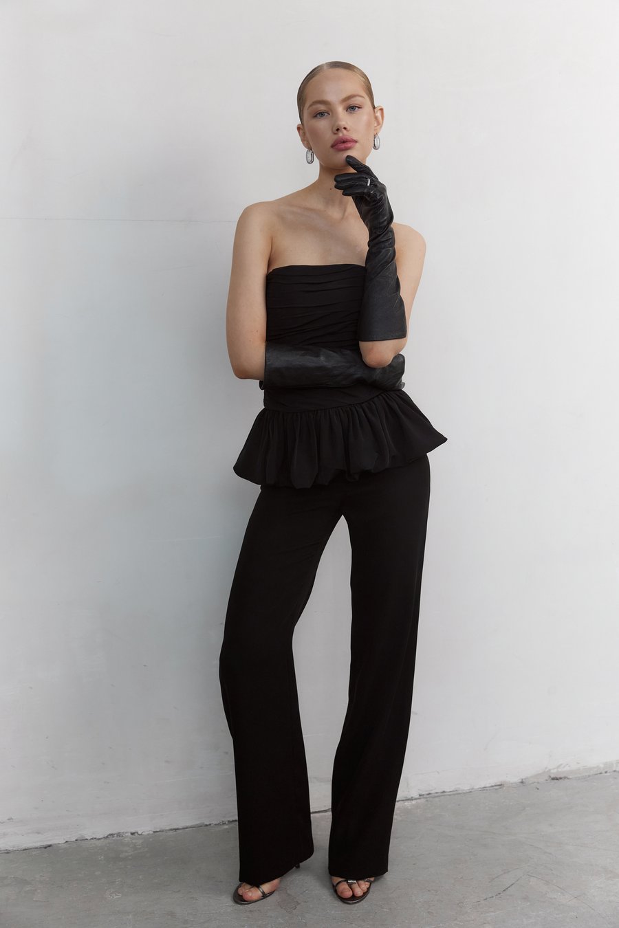 Корсет с драпировкой