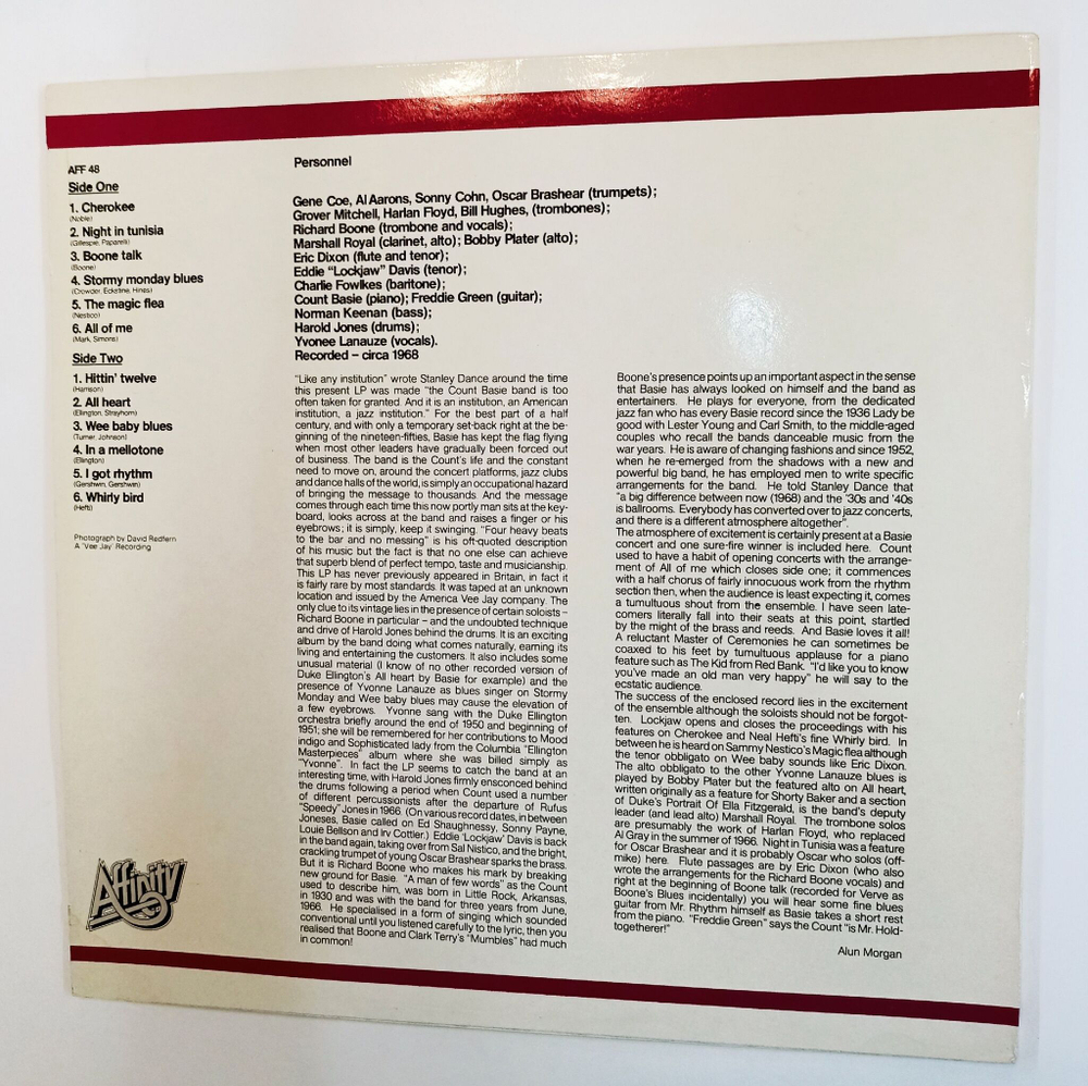 Винтажная виниловая пластинка LP Count Basie I Got Rhythm (UK 1980)