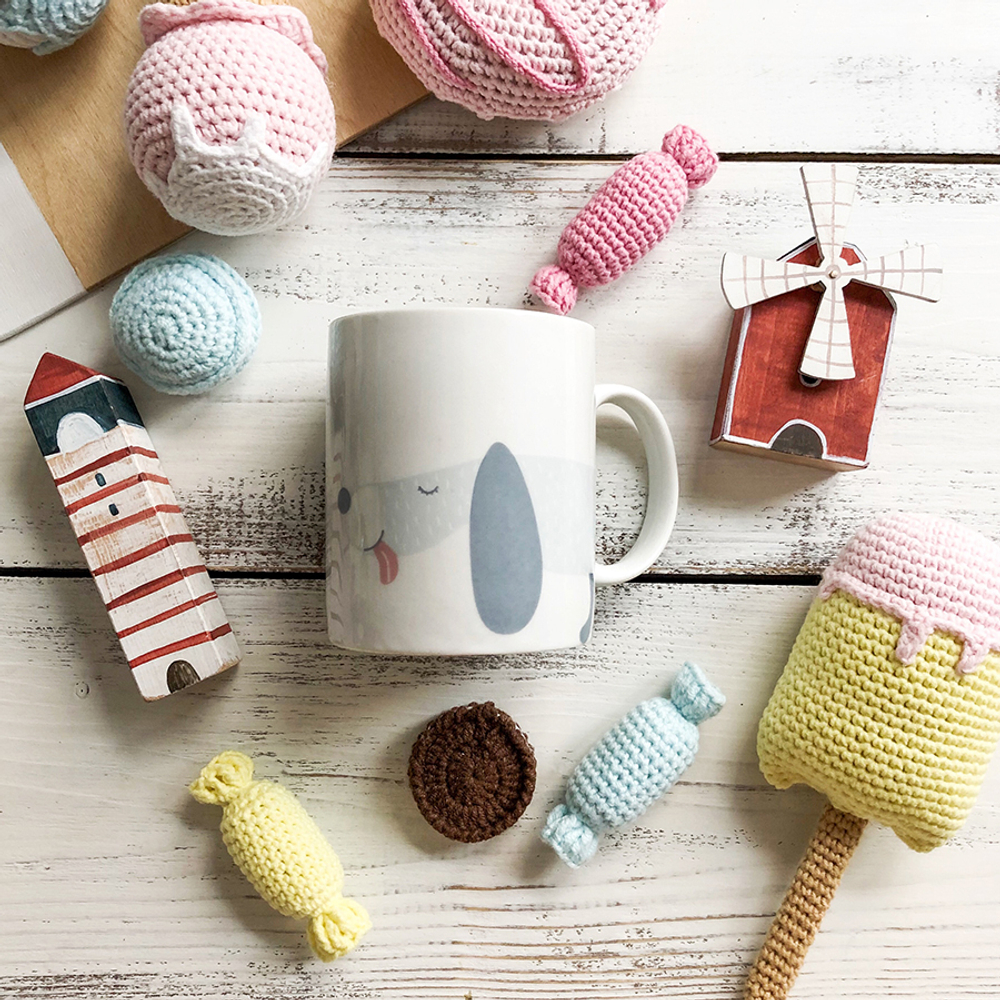 Кружка doggie 300 мл фарфор