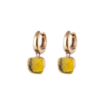 Серьги Qudo Firenze light topaz 300329 BR/RG