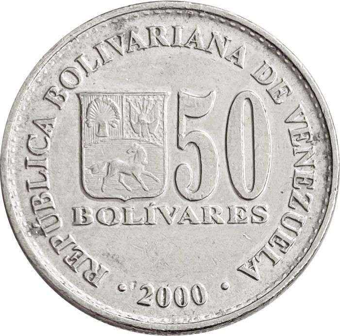 50 боливаров 2000 Венесуэла