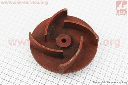 Корпус мотопомпы 3" (19.05мм) 4 лопости