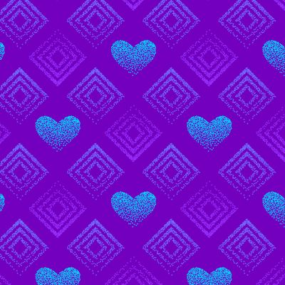 Сердечки и геометрические фигуры