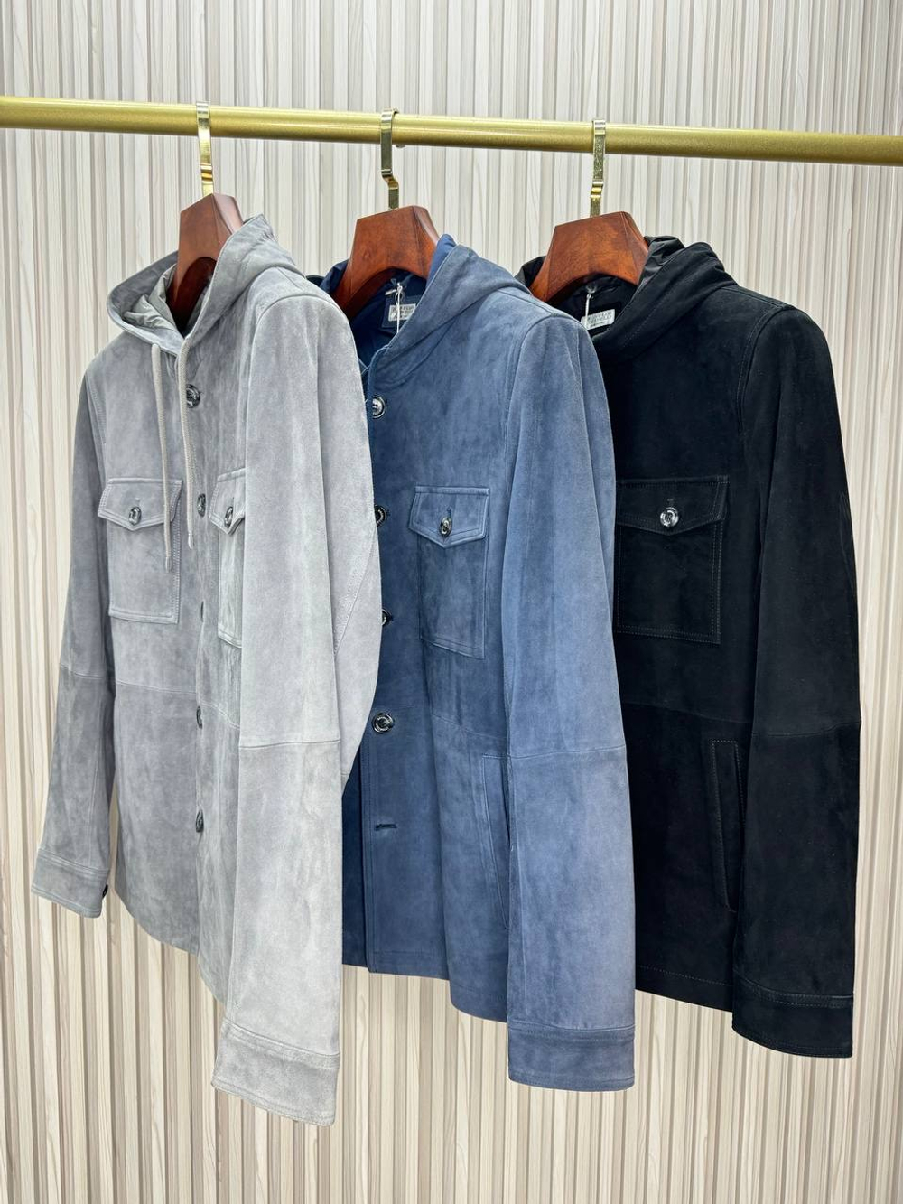 Замшевая куртка Brunello Cucinelli