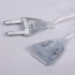 Гирлянда для дома "Серебряный снеговик" 4м 20 ламп LED 1 реж белый (Серпантин)