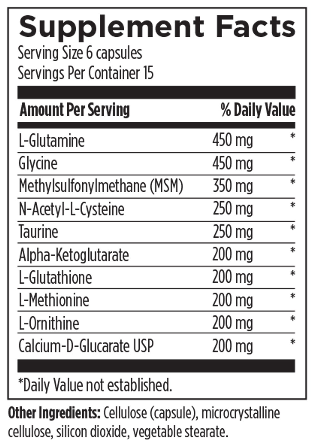 Designs For Health - Amino D-Tox 90 capsules