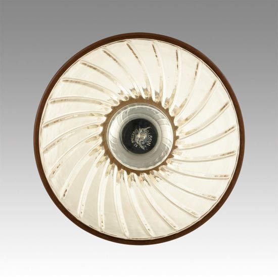 8051/1A SUSPENTIONI LN25 309 дерево/амбер металл/стекло Подвесной светильник E27 1*60W 220V MIRABELA