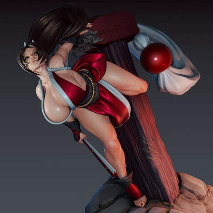 Май Сирануй Король бойцов Фатальная ярость Mai Shiranui King of Fighters Fatal Fury Фигурка