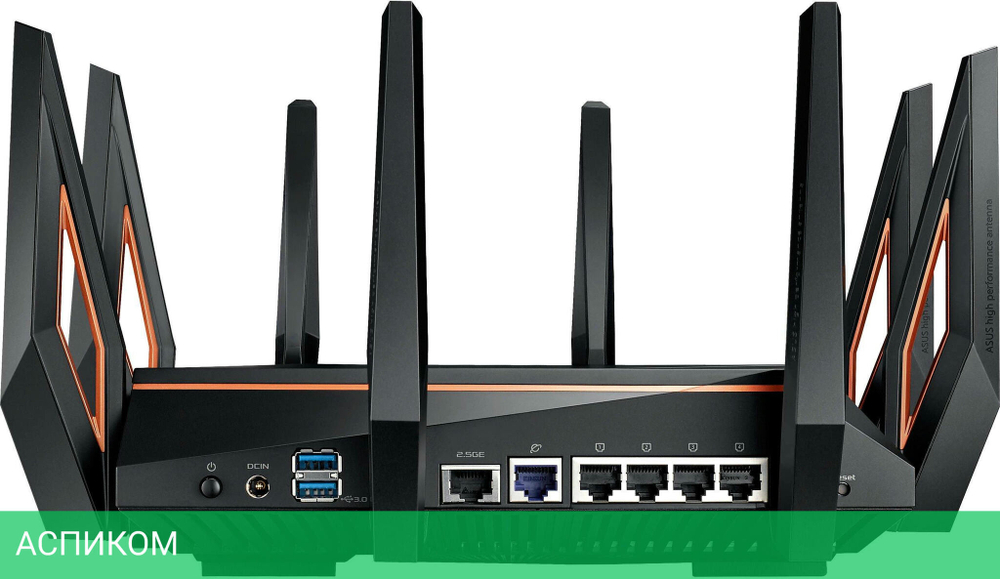 Беспроводной маршрутизатор ASUS ROG Rapture GT-AX11000 (90IG04H0-MO3G00)