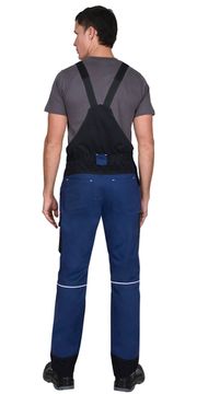 Полукомбинезон "Сириус-Арктик" (синий/черный) тк.мех.стрейч