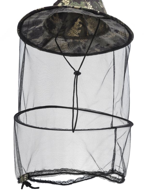 Панама-накомарник с кольцом Антигнус ткань Смесовая цвет Зеленый питон