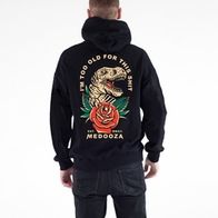 Худи MEDOOZA Dinosaur, черный
