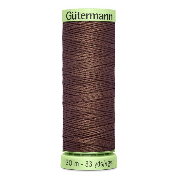 Нитки отделочные Gutermann Top Stitch 30 (30 метров), 5 кат. | 446 сигнальный коричневый