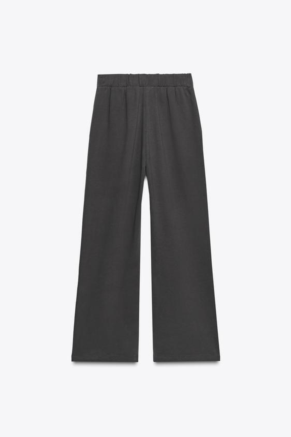 ZARA БРЮКИ В СТИЛЕ РУСТИК С РЕМНЕМ, УГОЛЬНЫЙ