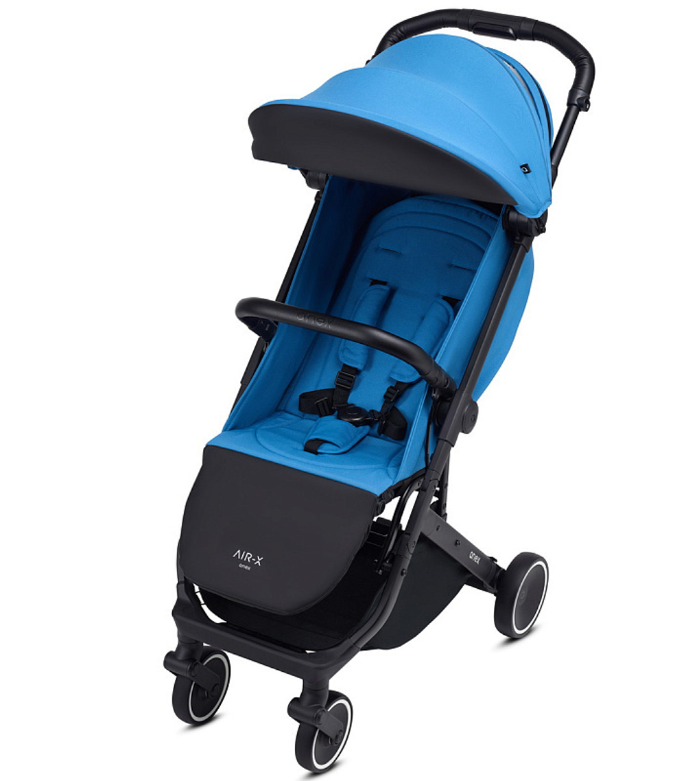 Детская коляска Anex Air-X Travel Cot 2 в 1 blue/black Ax-08/L/Ax-C-01
