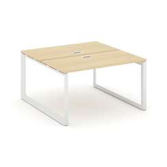 Style Project Рабочая станция двухсторонняя SN-59O.DRS-003 Акация Лорка/Металл Белый/Белый Заглушка