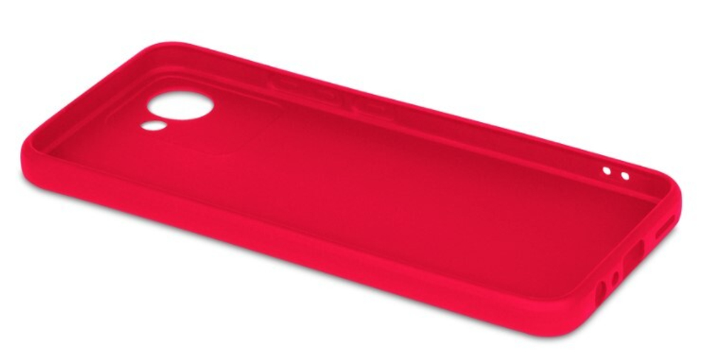 Силиконовый чехол для Realme C30/Narzo 50i Prime red DF