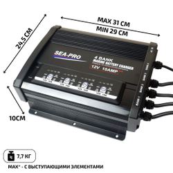 Зарядное устройство ТЕ4-0330 (4х12В AGM/LEAD-ACID/LiFePo4)