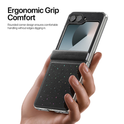 Чехол из искусственной кожи от Dux Ducis для Samsung Flip 6 и Flip7 FE (W25 Flip), серия Stex Series Case