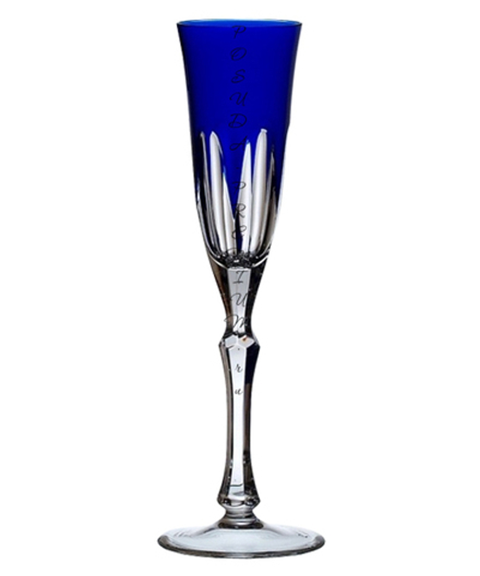 Ajka Crystal Бокал для шампанского Loreley 130мл, цветной хрусталь