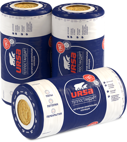 Тепло- и звукоизоляция URSA ТеплоСТАНДАРТ Мини 50 мм 8 м2