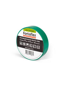 Изолента ПВХ 19х0.15х20 желт./зел. Fortisflex 71237