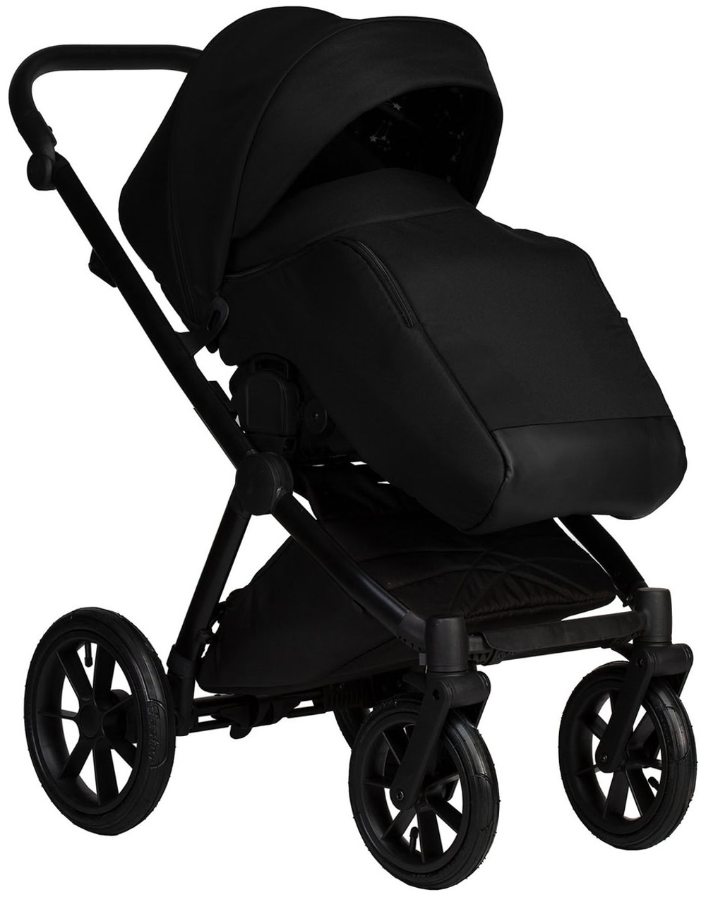 Детская коляска Indigo Solio 3 в 1 с автокреслом Avionaut Cosmo Beige So06 черный