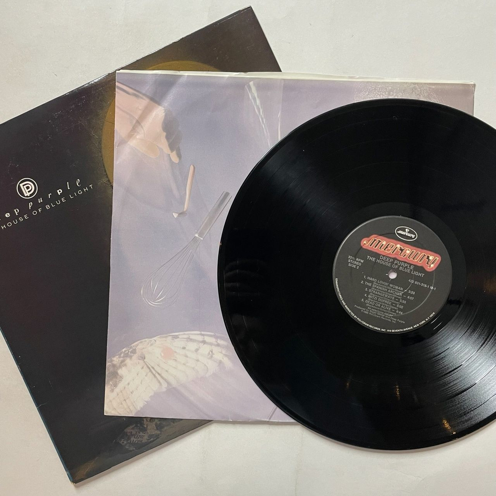 Винтажная виниловая пластинка LP Deep Purple The House Of Blue Light (USA 1987) The Spanish Archer