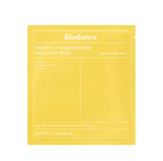 Гидрогелевая маска Biodance Radiant Vita Niacinamide Real Deep Mask желтая