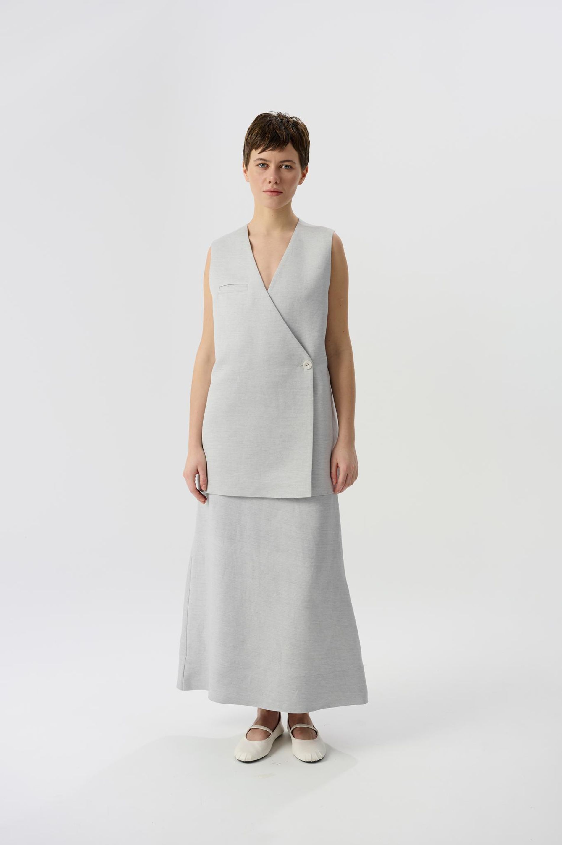 Юбка миди silver