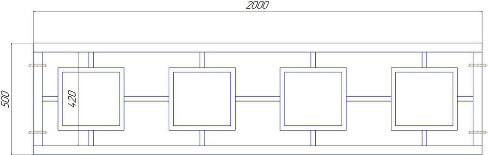 Газонное ограждение ГО-7