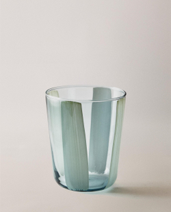 Zara Home стакан из стекла, цвет синий, 9 см