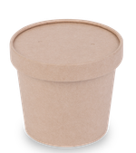 OSQ Упаковка Round Bowl крафт 400 БЕЗ КРЫШКИ (1/30/450)
