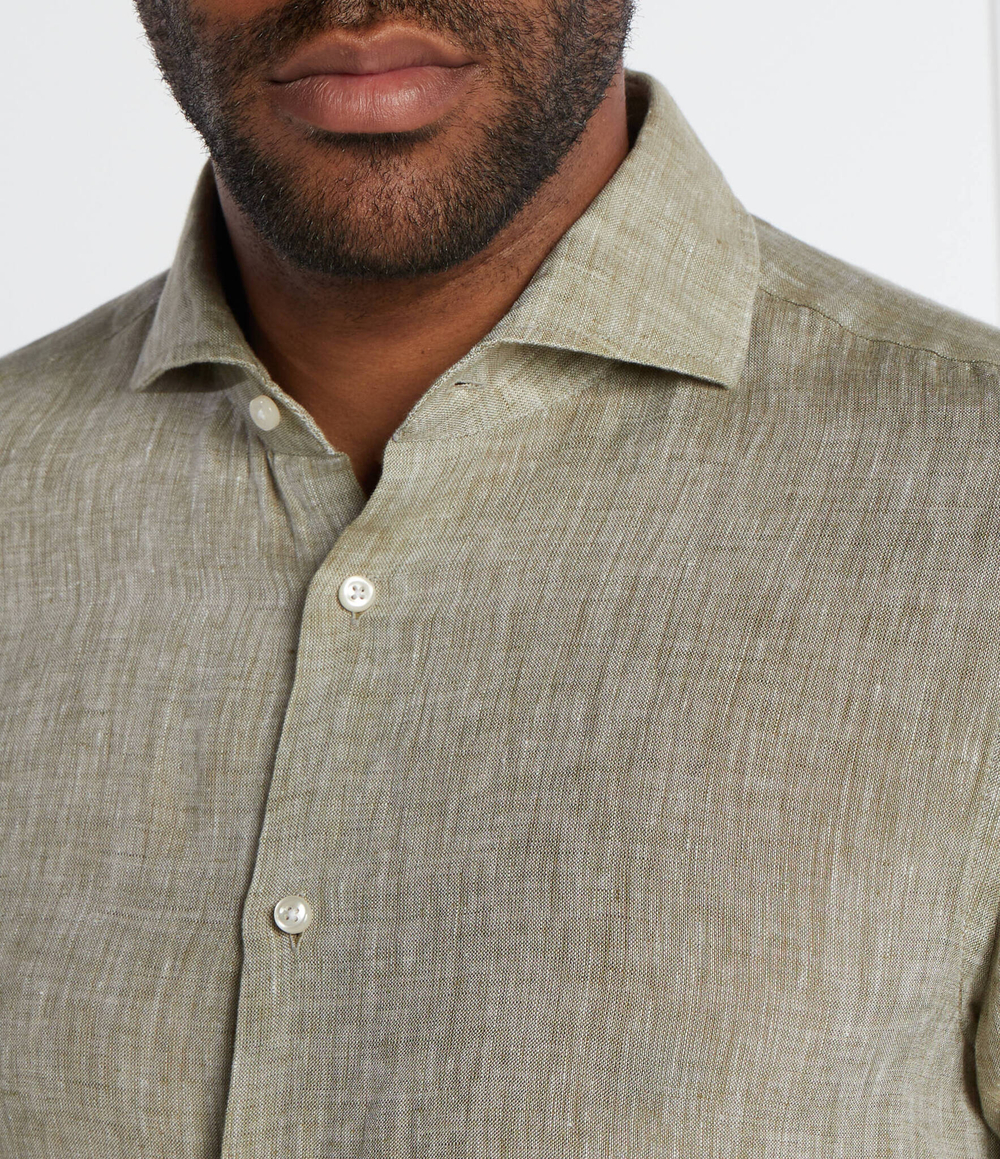 Льняная рубашка 146Pai-W Joop! - оливковый(30041389)