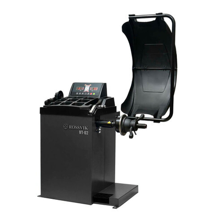 Станок балансировочный ROSSVIK VT-62 NEW (электронная линейка, автостоп, LASER, LED) RAL7016 СЕРЫЙ