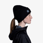 Шапка Buff Crossknit Hat Solid Black (US:One size) 126483.999.10.00