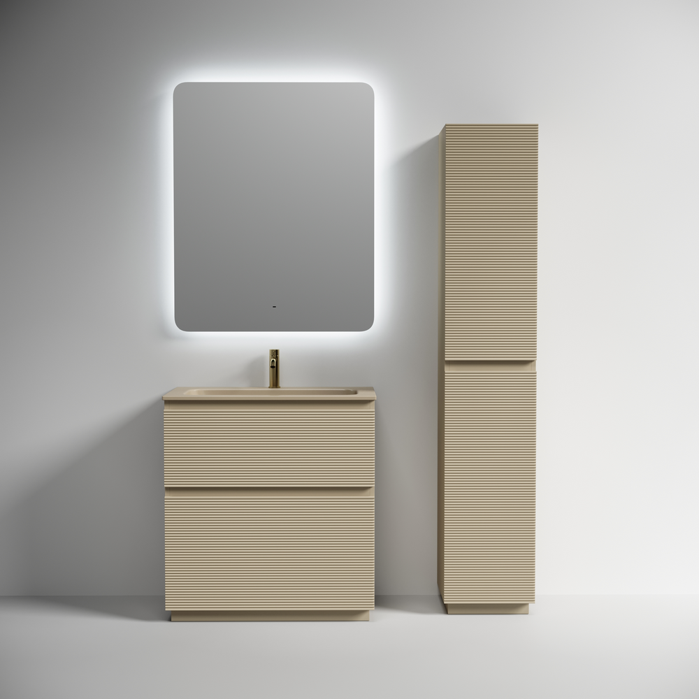 Тумба напольная Sancos Folk Floor 790х445х850, c двумя ящиками оснащенными доводчиками, Капучино, арт.FL80FCP