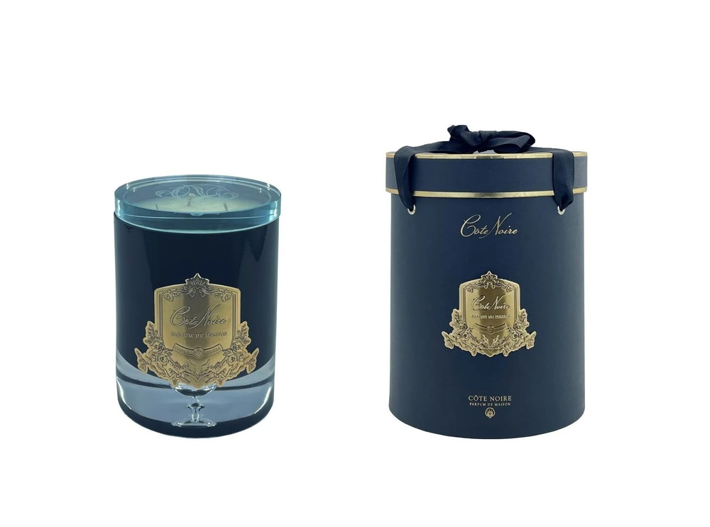 Свеча ароматическая LUXURY CANDLE CHARENTE ROSEСвеча Cote Noire Золотой