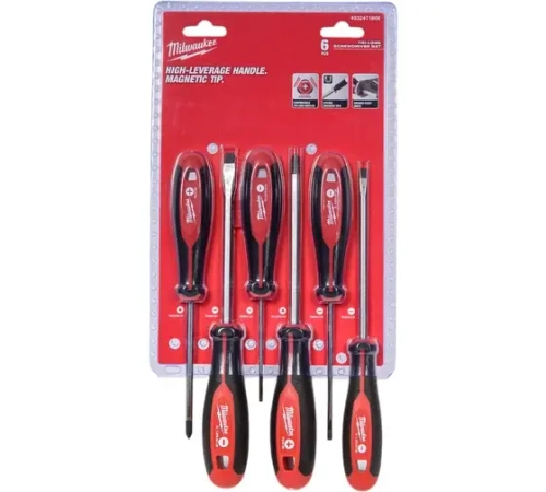Набор отверток магнитных с трехгранной рукояткой 1 (6шт)